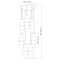 Z-Lite Cayden Chandelier, 7-Light, 18 In.W x 16.75 In.H, Brushed Nickel/Clear + Etched Opal 1946P-7R-BN - alternate 4